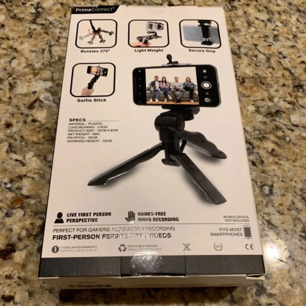 Prime Connect Mobile Device Action Camera Grip